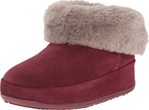 FitFlop Womens Muk LUK Shorty Ankle Boot Shoes, Hot Cherry, US 5