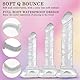 2.0 Anal Dildo Set,3er Mini Realistischer Dildo mit Saugnapf,Analdilos Herren,Analplug für Frauen Männer,Diloschwanz für Frauen,Buttplug Dildo Klein Dildos Sex Spielzeug für die Männer (Transparent)