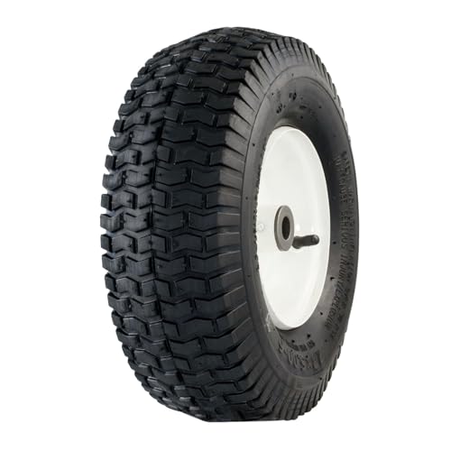 Marathon 20336 Pneu de tondeuse à gazon pneumatique (rempli d'air) 33 x 12,9-15,2 cm