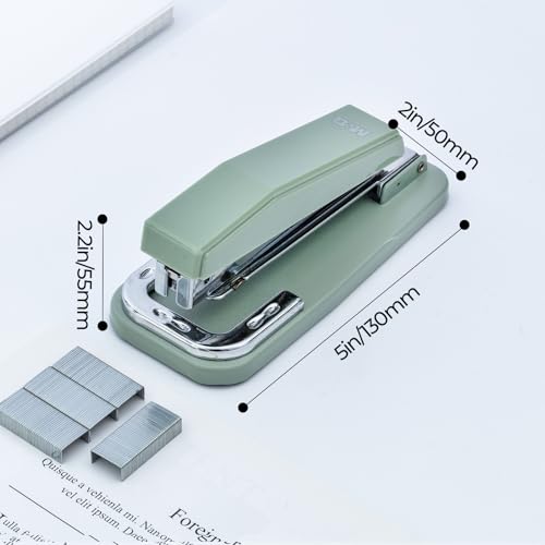 Image of M&G Swing-Arm Stapler with 50 Sheet Capacity, 360 Rotation, 1000 Staples for Booklet Binding, Durable for Office, School, Home (Green)