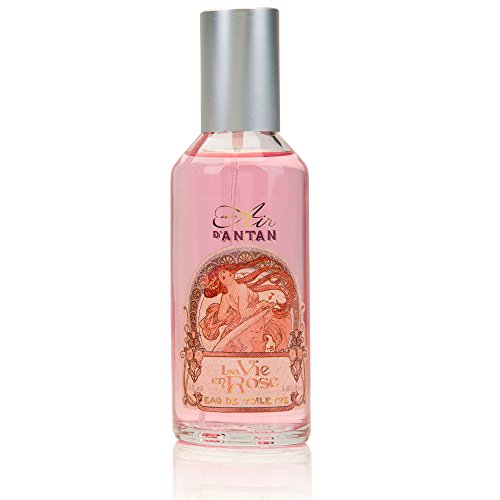 Un Air d'Antan® Coffret Cadeau Boule de Sapin de Noël : Eau de Toilette Vintage Femme ROSE et son Porte Clé Tour Eiffel. Parfum Fruité et Floral Romantique Rose, Patchouli et Pêche, 55ml - Image 3