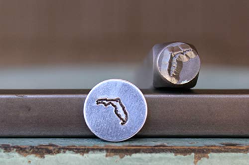 6mm US Florida State Single (Not a Set) Metal Punch Design Stamp CH-331