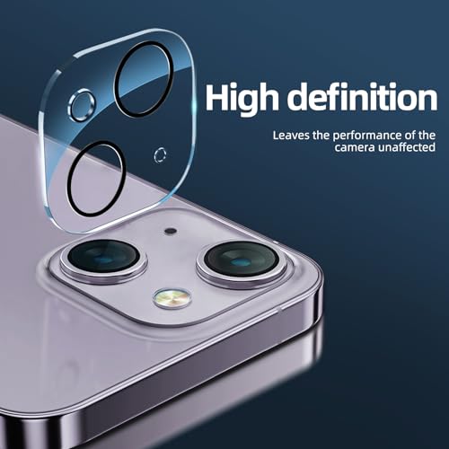 Image of NEW'C for iPhone 14 Plus Screen Protector + Camera Lens Protector