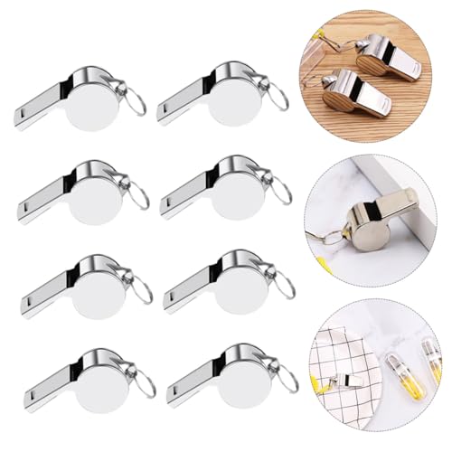 Silbatos deportivos de acero inoxidable paquete 12 pcs miniatura 7