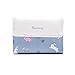 AOVINBID Small Womens Wallet, Cute Bunny Trifold Fashion Girls Wallet Slim Kawaii Wallet for Teens, Ladies Wallets with Cash Pocket Card Holder ID Window (Blue)