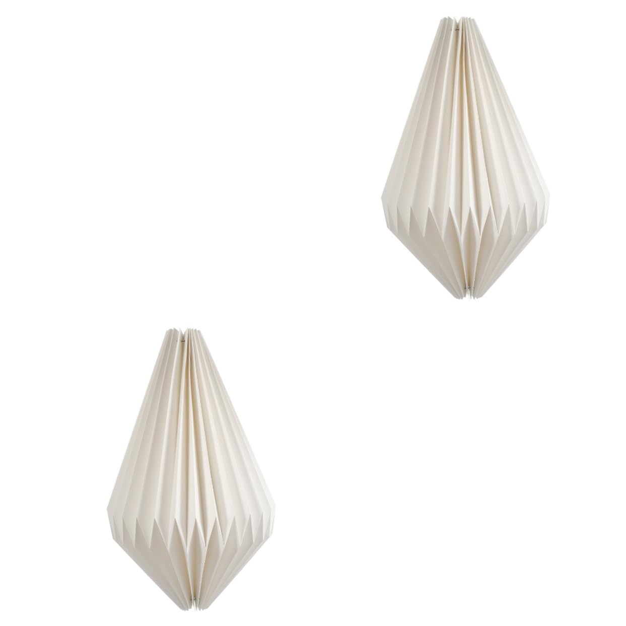 FRCOLOR 2pezzi Paralume Origami Copertura Luminoso Per Lampade Stile Semplice e Creativo Per Camera Da Letto e Ambienti Accoglienti
