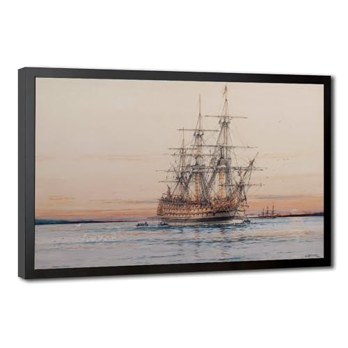 Affiche de marine H.M.S. Sandwich de John Jack Robert Charles 40x60 cm