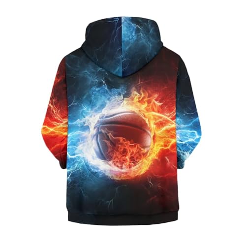 Image of Unisex Zipper Sweatshirt Boys Girls Hooded with 2 Pocket Pullover Hoodies for 6-16Y Kids