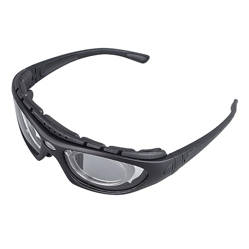 AOWINHIT Gafas de Ciclismo a Prueba de Viento, Resistentes a la, Ligeras, Cómodas Gafas de Sol de Visión Nocturna para Actividades Al Aire Libre