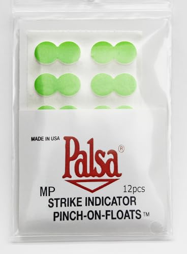 Pinch On Float/Fluorescent Green/Fly Float/Pack of 12