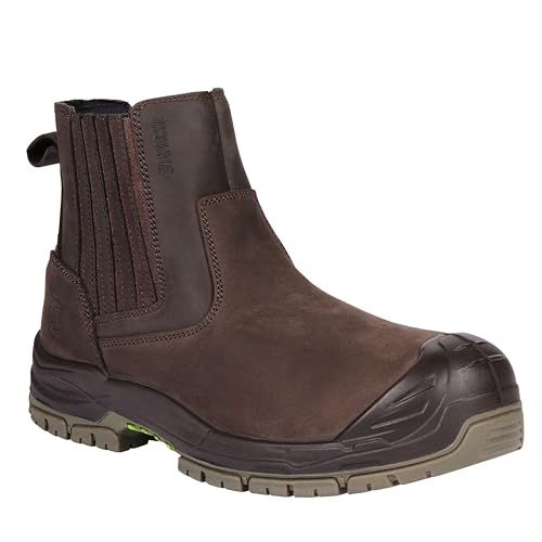 Apache Waban Dealer Safety Boot | Brown Size 9 UK | Composite Toe Cap | Midsole Protection | Non Metallic | Comfort In sock | Durable Sole