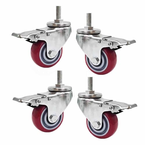 Roulettes robustes en polyuréthane M20 | Qualité durable pour charges