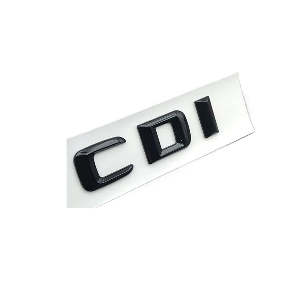 YTQMoreBNZ YYDStes ABS Chrome Black Logo C220 Emblem Letters Car Trunk Badge Compatible With Mercedes-Benz W204 W205 C 220 C220