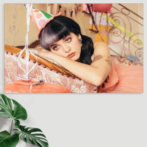 Mela-nie Martinez Popular Singer Poster, Cry Baby Print, Aesthetic Canva Posters for Living Room, Bedroom, Decorative Decor Wall Art Home, Gift for Pop Music Fans