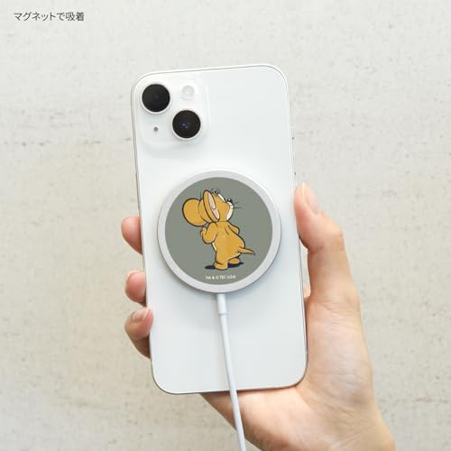 グルマンディーズ トムとジェリー MagSafe 対応 ワイヤレスチャージャー ジェリー TMJ-255B