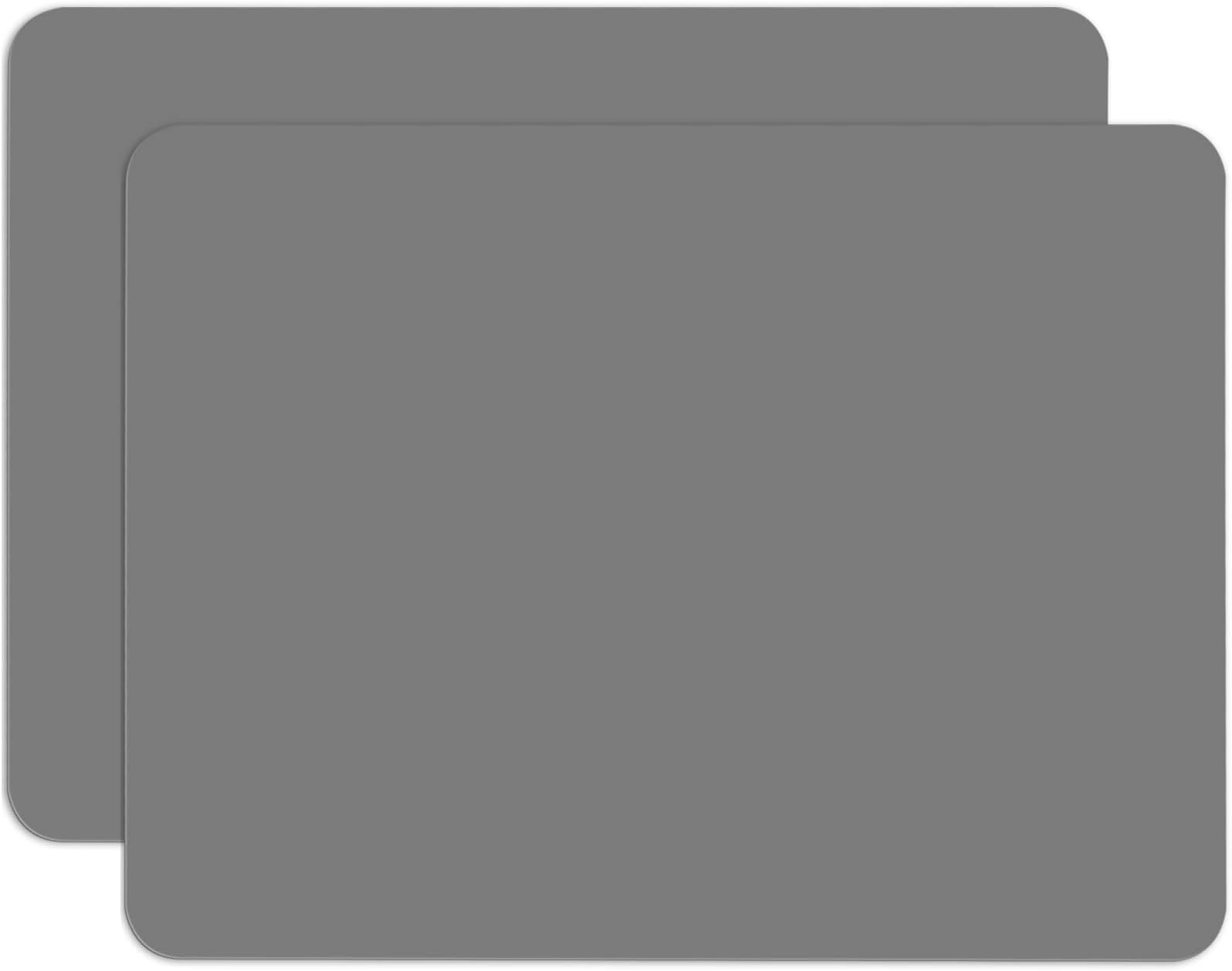 Gartful 2 Pack Silicone Crafting Mats, 15.7" x 11.8" Silicone Mat for Crafts, Large Heat Resistant Sheet for Jewelry Casting Molds, Epoxy Resin, Painting, Counter Table Protector, Placemat, Dark Gray