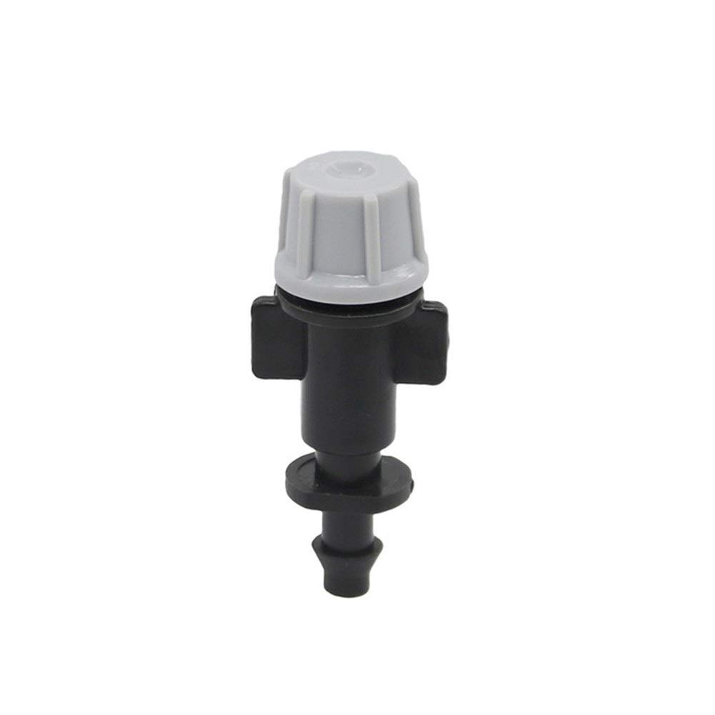 Kit tubo flessibile dell'irrinkler pianta 200 Pz Grey Spruzzatore di irrigazione a effetto serra di nebbia di raffreddamento Microirrigazione Fogger Con singolo Barb Connetti a 4/7 millimetri Tubo