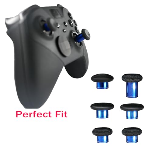 Image of 6 in 1 Metal Thumbsticks Replacement for Xbox Elite Series 2 Controllers, Thumbsticks for Elite Series 2 Core Controllers, Elite Series 2 Controller Replacement Thumbsticks,Blue