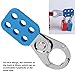 Safety Hasp Lock, High Security Six Holes Security Hasp Lock High Strength Anti Lockout Tagout Safety Hasp with 6 Holes Interlock for Home Industry Safety Use, Blue