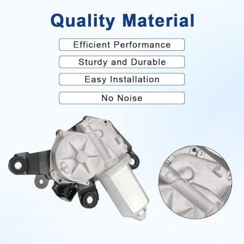 Image of Rear Windshield Wiper Motor Compatible with Nissan Rogue 2014-2020