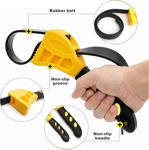SavvyFIX 2-Pack Rubber Strap Wrench Set