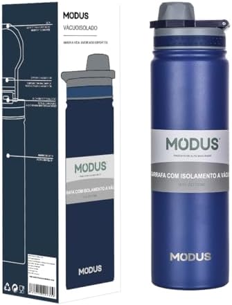 MODUS Garrafa de Água Térmica Inox Esportiva Academia Isolada a V...