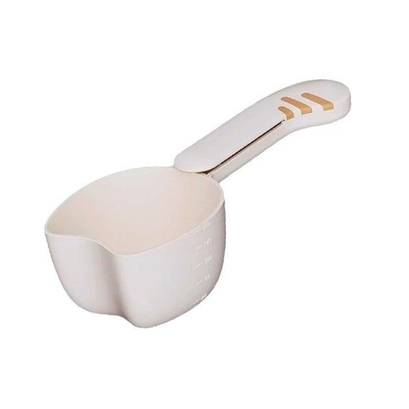 Buxuaaaa Purpose Kitchens Spoon with Integrated Clip Grains Scooping Tool for Efficient Rice and Pet Food Management Rice Measuring Spoon