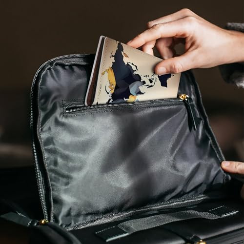 Cadeaux de voyage originaux : protège-passeport stylé pour globe-trotter - 5