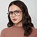 JOVAKIT Aviator Non-prescription Glasses for Women Men Pilot Frame Clear Lens Eyeglasses Fashion Square Frame Glasses (Black)