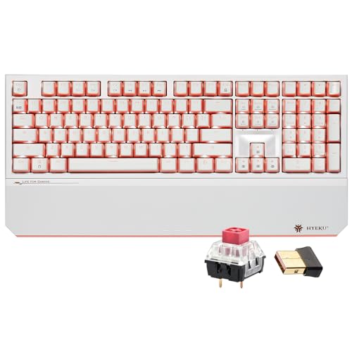Hexgears X5 ���C�����X ���J�j�J�� �L�[�{�[�h �t���T�C�Y 108�L�[ Kailh Box 3.0 ���j�A�X�C�b�` �l�ԍH�w N�L�[ ���[���I�[�o�[ ���X�g���X�g�t���o�b�N���C�g�t���Q�[�~���O�L�[�{�[�h (�s���N)