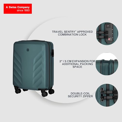Image of WENGER, Motion, Hardside Suitcase, Swiss Designed, Travel Luggage Bag for Business & Leisure