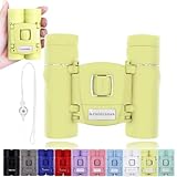 クロスロード 双眼鏡 推し活 コンサート ライブ コンパクト 10倍 軽量 舞台 ドーム イエロー