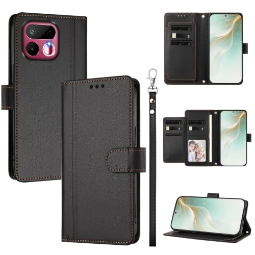 �X�}�z�P�[�X �Ή��@�� for Realme 16T 5G �X�}�z�P�[�X�y�J�[�h�z���_�[�E�E�H���b�g�E�}�O�l�b�g�o�b�N���E�t���b�v�E�X�^���h�@�\�t���zBlack