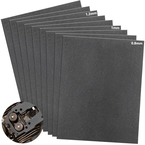 Peohud 9 Pcs Non-Asbestos Gasket Sheets 15x11.8in, 0.8-1.2mm