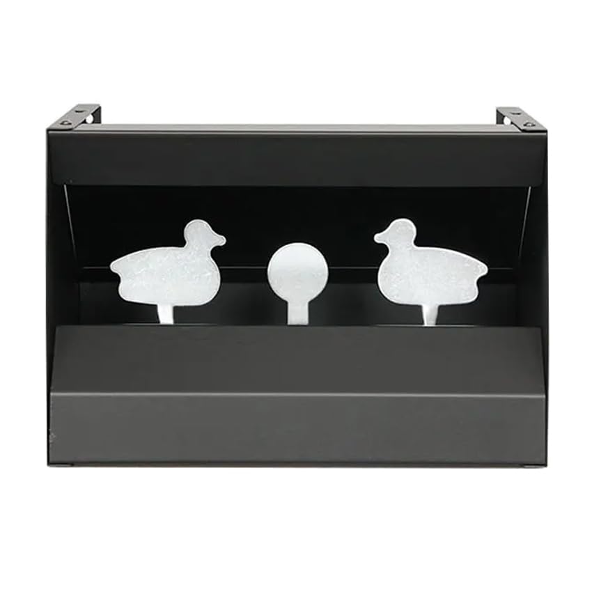Cible métallique Canard et Pendule pour tir aux plombs Plinking, carabines, fusils et pistolets