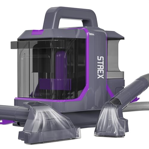 Strex Polsterreiniger Teppichreiniger Extra Stark - Fleckenreiniger/Möbelreiniger/Matratzenreiniger/Sofareiniger - 2 Aufsätze