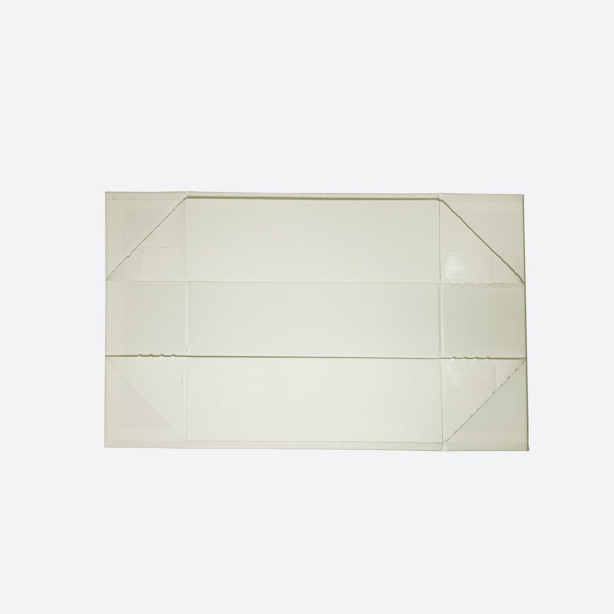 Geoto 9.25"×9.25"×3.14" A5 Square Size Luxury Rigid Foldable Magnetic Closure Collapsible Gift Packaging Boxes(Ivory) image 4