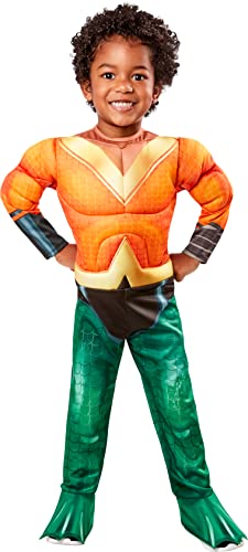 Disfraz Aquaman DC League para niños 4T miniatura 1