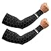 PUTRON Arm Sleeves, Arm Sleeves Kühlung UPF 50+, Anti-UV Ärmel Anti-Rutsch, Kein Verblassen, Pillingresistent,Unisex-Ärmlinge, für Laufen Radsport Fußball Basketball Golf Wandern (schwarz)