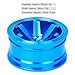 12mm Hex Hubs Metal Wheel Hub Metal Wheel Hub, 4pcs Aluminium Alloy Wheel Hub for Universal 1/10 Flat Running Drift RC Car Model Accessory Wheel Rims RC Wheel Rims Set Rc Drift Wheels(Blue)