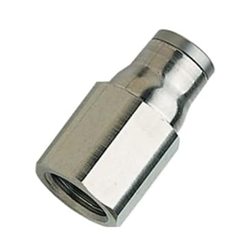 Adapter,Tube x BSPP,1/4",1/8"