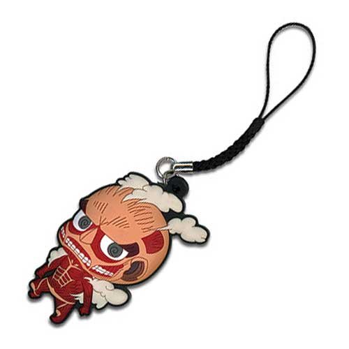 Great Eastern Entertainment Attack On Titan Sd Titan PVC Cell Phone Charm