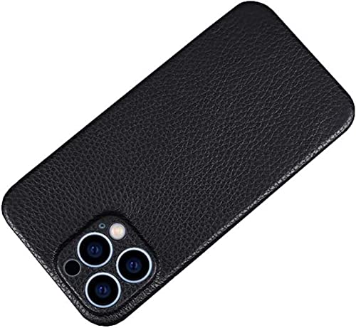 Coque iPhone 13 Pro KANUZ antichoc en cuir avec protection écran objectif