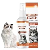 Anti Scratch Cat Spray, Cat Training Spray, Furniture Protection, Safe Plant Preserver, 120ml, Ideal for Kittens, Floors, Rugs, Home Use, 4.1x15.9cm 120ml