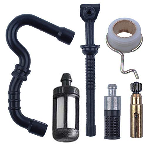 Hippotech Ölpumpe Ölleitung Schneckengetriebe Filter Kraftstoffleitung für Stihl MS180 MS170 018 017