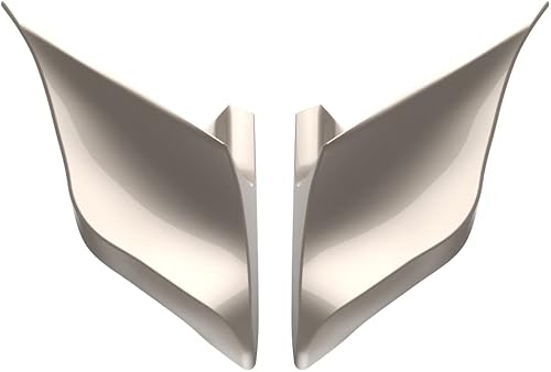 Miniatura 365 de Advanblack Barracuda - Cubiertas laterales estiradas plateadas (brillantes), paneles extendidos para Harley Touring Street Glide Road Glide Electra