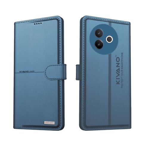 Image of Compatible with Vivo Y39 5G Flip Cover | Leather Finish | Inside Pockets & Inbuilt Stand | Shockproof Wallet Style Magnetic Closure Back Cover Case
