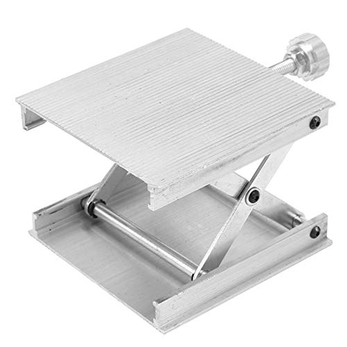 Lift Tables Lab Jack Stand Lift Table, 90×90mm Lab Scissors Jack Lift Platform Universal 90mm Adjustable