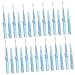 Mikinona 60 Pezzi Spazzolini Interdentali con Testine Morbide Push-pull per Pulizia Profonda Strumenti Flossing Delicati per Cura Orale e Rimozione Placca per Viaggi e Uso Quotidiano immagine