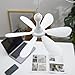 Vocdikficy Ventilador de Techo Silencioso de 6 Hojas Imagen de Vocdikficy Ventilador de Techo Silencioso de 6 Hojas